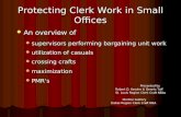 Protecting Clerk Work in Small Offices