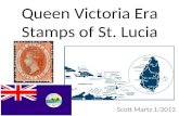 Queen Victoria Era Stamps of St. Lucia