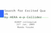 Search for Excited Quark by HERA e-p Collider