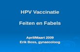 HPV Vaccinatie Feiten en Fabels