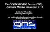 The GOOD NICMOS Survey (GNS):  Observing Massive Galaxies at z > 2