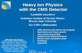 Heavy Ion Physics  with the CMS Detector