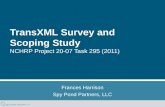 Harrison TransXML Survey and Scoping Study