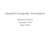Student Computer Simulation