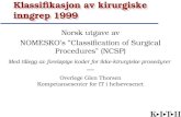 Klassifikasjon av kirurgiske inngrep 1999
