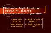 Hardness Amplification within NP against Deterministic Algorithms
