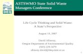 ASTSWMO State Solid Waste Managers Conference