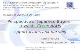 Perspective of Japanese Buyers   towards  Green -AAUs -opportunities and barriers-