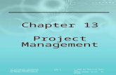 Chapter 13 Project Management