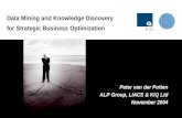 Data Mining and Knowledge Discovery  for Strategic Business Optimization