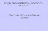 FOOD AND NUTRITION SECURITY POLICY