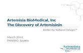 Artemisia  BioMedical ,  Inc The Discovery of Artemisinin