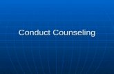 Conduct Counseling
