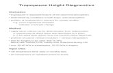 Tropopause Height Diagnostics