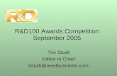 R&D100 Awards Competition September 2005