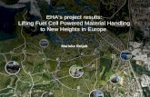 EHA’s project results:  Lifting Fuel Cell Powered Material Handling  to New Heights in Europe