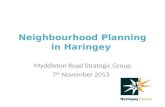 Neighbourhood Planning in Haringey