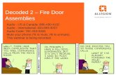 Decoded 2 – Fire Door Assemblies
