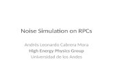 Noise Simulation on RPCs