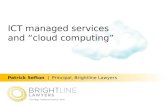 ICT managed  s ervices and “cloud  c omputing”