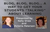 Blog, blog, blog… a way to get your students “talking” about learning
