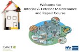 Welcome to: Interior & Exterior Maintenance and Repair Course