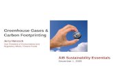 Greenhouse Gases & Carbon Footprinting
