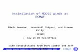 Assimilation of MODIS winds at ECMWF