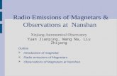 Radio Emissions of Magnetars & Observations at  Nanshan