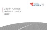 Czech Airlines ambient media 2012