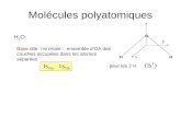 Molécules polyatomiques