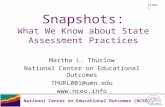Snapshots: What We Know about State Assessment Practices