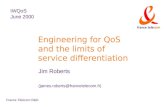 Engineering for QoS and the limits of service differentiation