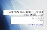 Counting the Microstates of a Kerr Black Hole