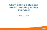 AT&T Billing Solutions Anti-Cramming Policy Overview
