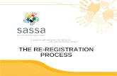 THE RE-REGISTRATION PROCESS