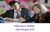 Effective SMSC  Development