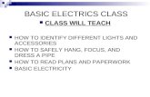 BASIC ELECTRICS CLASS