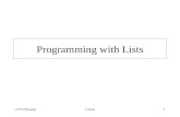 Programming with Lists
