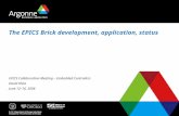 The EPICS Brick development, application, status