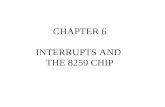 CHAPTER 6 INTERRUPTS AND  THE 8259 CHIP