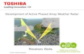 Development of Active Phased Array Weather Radar