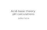 Acid-base theory pH  calculations