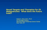 Novel Targets and Therapies for GI Malignancies:  What does the future hold?