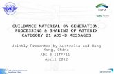 GUILDANCE MATERIAL ON GENERATION, PROCESSING & SHARING OF ASTERIX CATEGORY 21 ADS-B MESSAGES