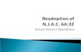 Readoption of N.J.A.C. 6A:32