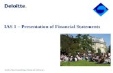 IAS 1 – Presentation of Financial Statements