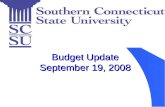 Budget Update September 19, 2008