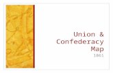 Union & Confederacy Map