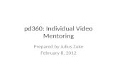 p d360: Individual Video Mentoring